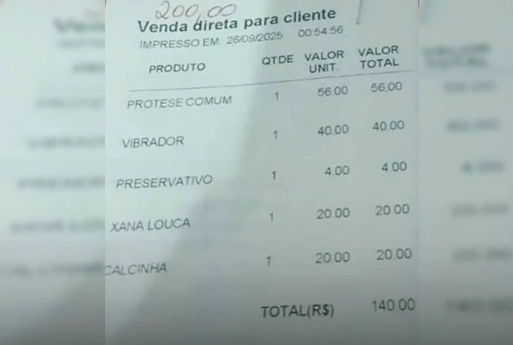 Homem dá calote em motel após comprar 'xana louca' e vibrador e agride funcionária 