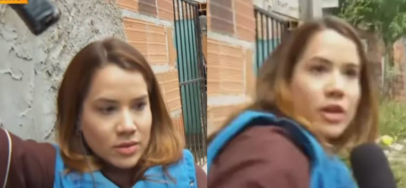 Repórter do SBT fica em meio a troca de tiros durante entrada ao vivo 