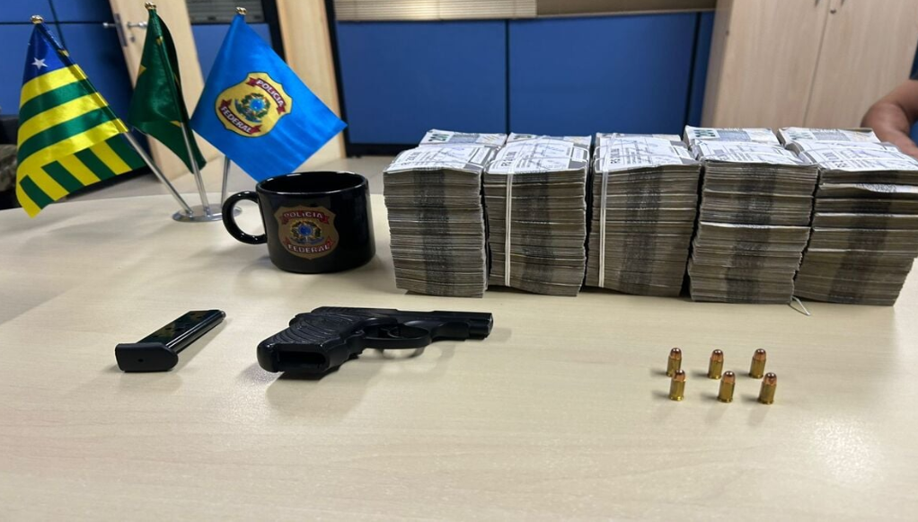 Homem é preso em Goiânia com R$ 1 milhão sem comprovar procedência 