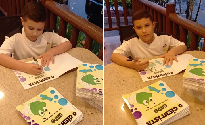 Menino de 11 anos já escreveu oito livros e se prepara para vestibular de medicina