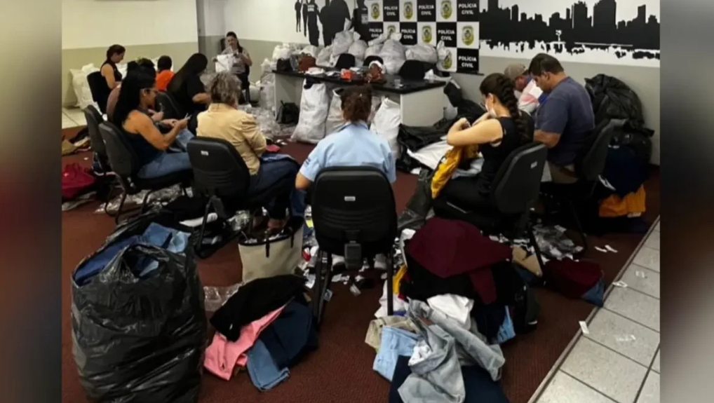 Roupas com marcas falsificadas são doadas a entidade social em Campestre de Goiás