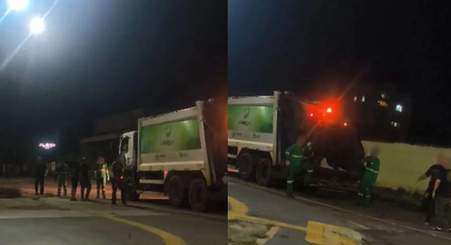 Garis são agredidos após recusarem recolher saco de lixo rasgado em Goiânia