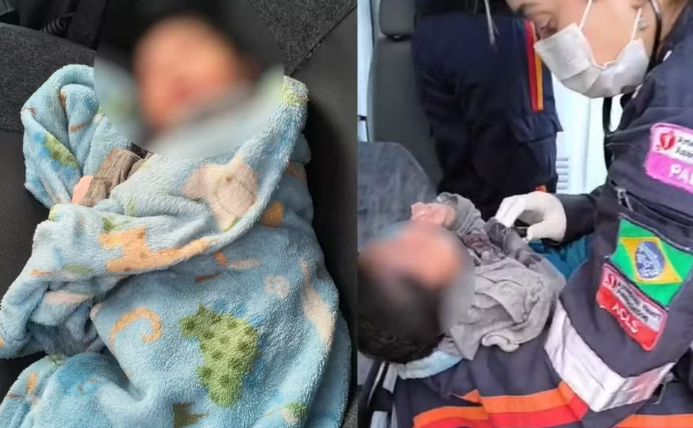 Recém-nascido é abandonado em caixa na GO-463