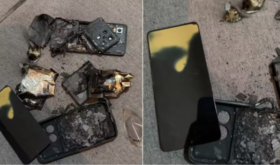 Celular explode e adolescente se queima ao evitar incêndio em Goiás
