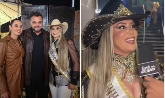 Rainha de rodeio de Goiás revela trisal com irmã gêmea
