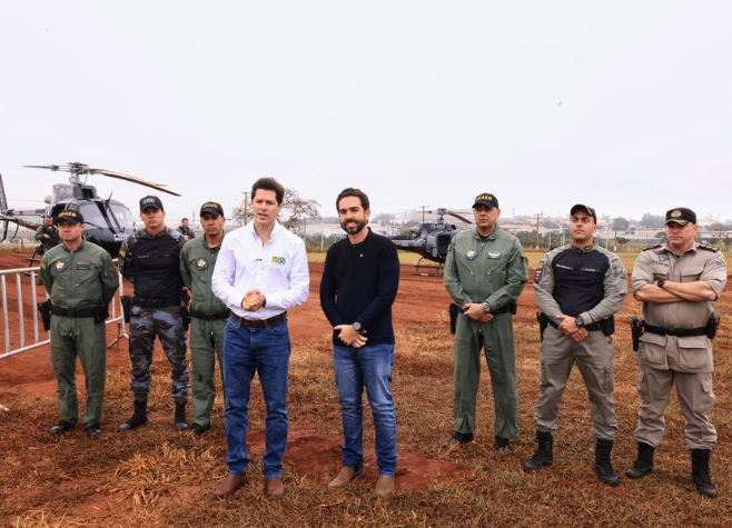 Daniel Vilela anuncia base aérea do Graer em Rio Verde: 