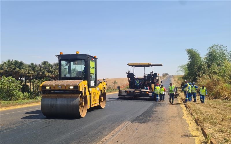 Obras na BR-452 em Goiatuba alteram tráfego até sábado