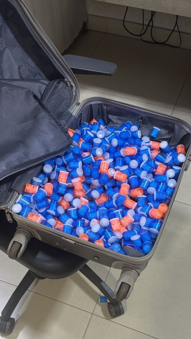 PRF apreende mais de 10 mil comprimidos de anfetamina na BR-153