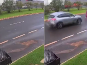 Mulher morre após ser atropelada na Avenida Henrique Matias Henkes, em Rio Verde