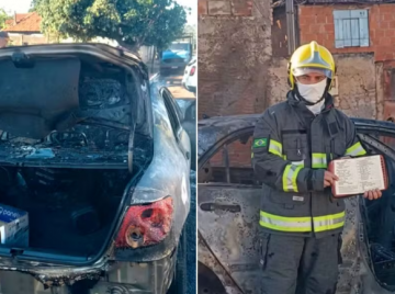 Bíblia fica intacta após carro ser destruído por fogo