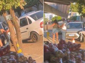 Homem agride namorada em rua por ciúmes em Anicuns