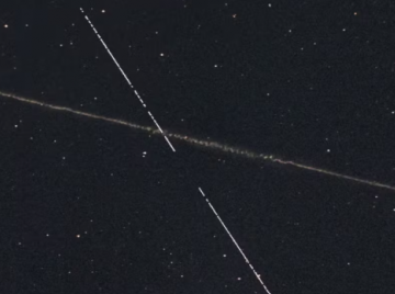 Vídeo raro registra passagem de asteroide 1997 NC1 pelo céu de Goiânia