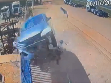 Motorista bêbado perde o controle e faz carro 'voar' em Anápolis