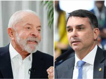 Pesquisa mostra Lula à frente de Flávio Bolsonaro em empate técnico