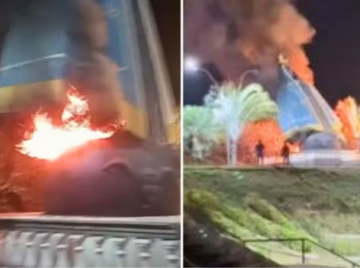 Incêndio destrói imagem de Nossa Senhora Aparecida em Nerópolis; polícia investiga possível vandalismo