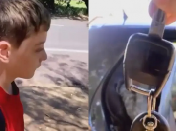 Pai surpreende filhos com novo carro e reação emociona