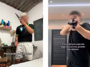 Trend violenta no TikTok que simulam agressões 