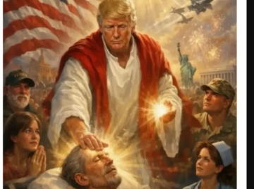 Trump publica imagem como Jesus após atacar papa Leão XIV