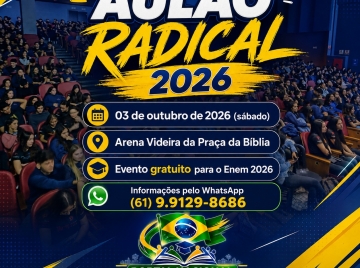 Aulão gratuito prepara estudantes para o Enem 2026 em Goiânia