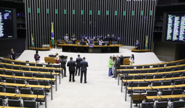 Câmara realiza sessão virtual e deputados que não 