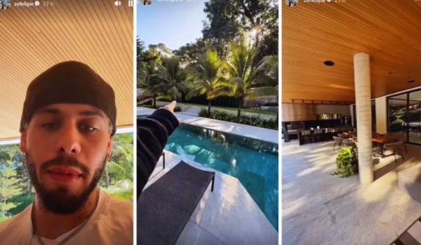 Zé Felipe mostra nova casa de luxo após separação de Virginia Fonseca 