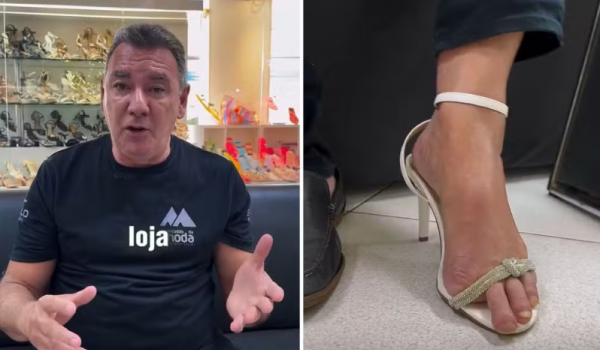 Ex-prefeito de Itaberaí viraliza ao calçar sandálias femininas em vídeo promocional 