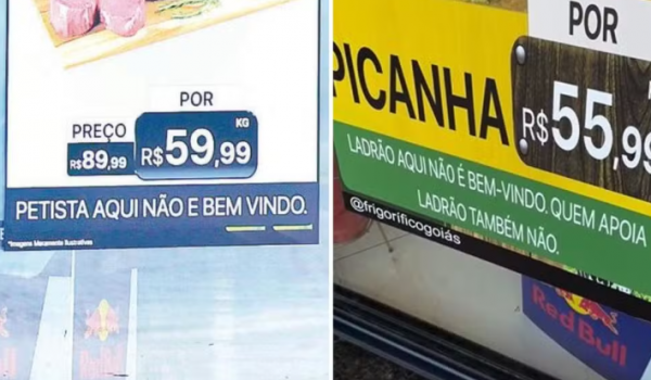 Frigorífico em Goiânia troca cartaz após decisão judicial e gera nova polêmica