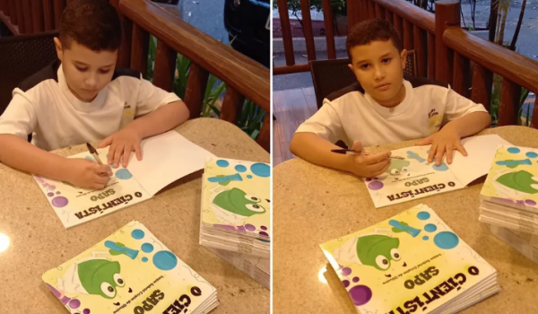 Menino de 11 anos já escreveu oito livros e se prepara para vestibular de medicina