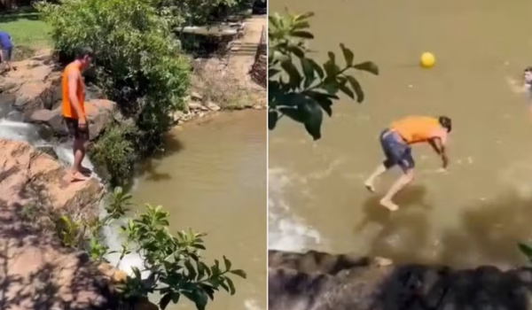 Jovem colombiano morre afogado após saltar de cachoeira em Aragoiânia