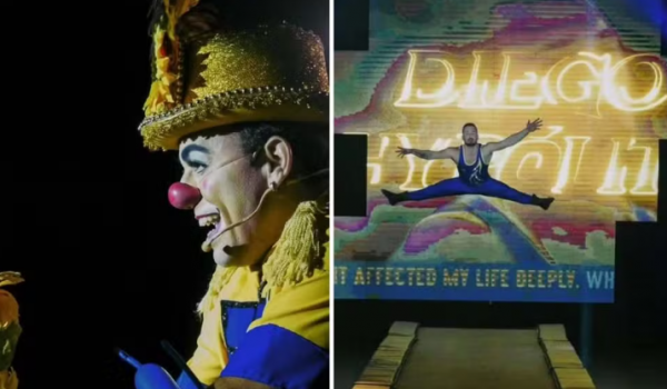 Dedé Santana e Diego Hypolito se apresentam em Goiânia no circo musical Abracadabra