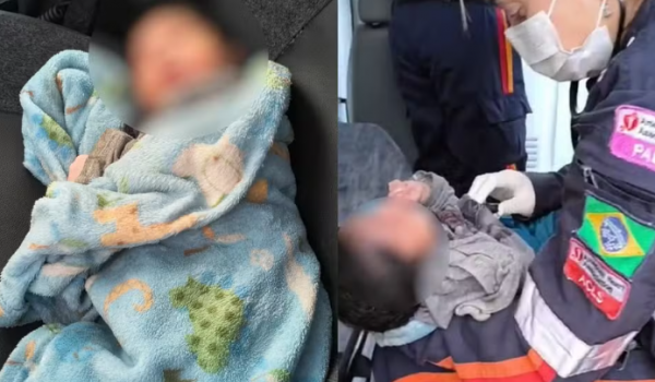 Recém-nascido é abandonado em caixa na GO-463