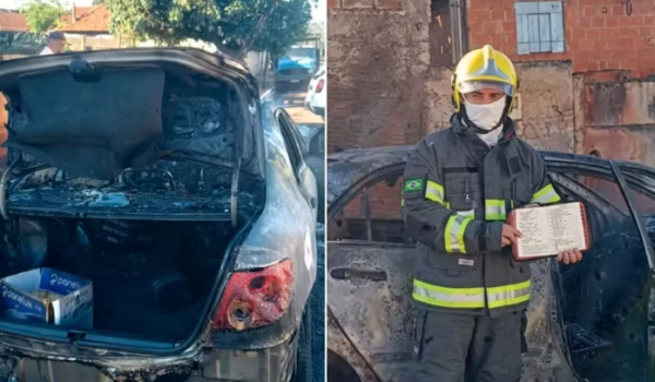 Bíblia fica intacta após carro ser destruído por fogo