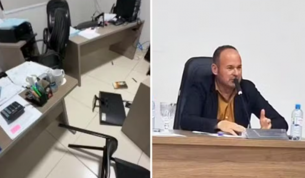 Vereador é agredido dentro da Câmara após sessão em Goiás