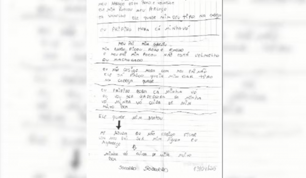 Adolescente denuncia pai após agressão em Aparecida