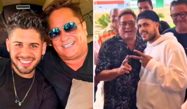 Leonardo brinca com fã parecido com Zé Felipe e vídeo viraliza