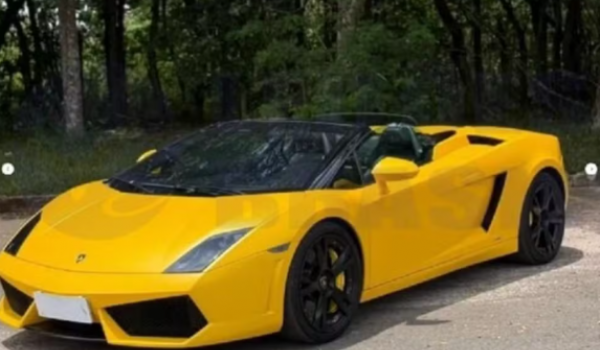Lamborghini de R$ 1,2 milhão vai a leilão judicial em Goiás