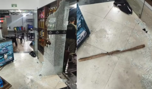 PRF é preso após ameaçar frentista e depredar conveniência por R$ 1 em Anápolis