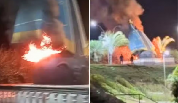 Incêndio destrói imagem de Nossa Senhora Aparecida em Nerópolis; polícia investiga possível vandalismo