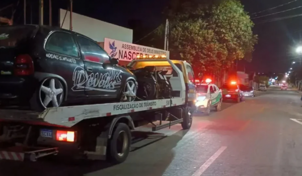 Operação contra grau apreende quatro veículos em Aparecida