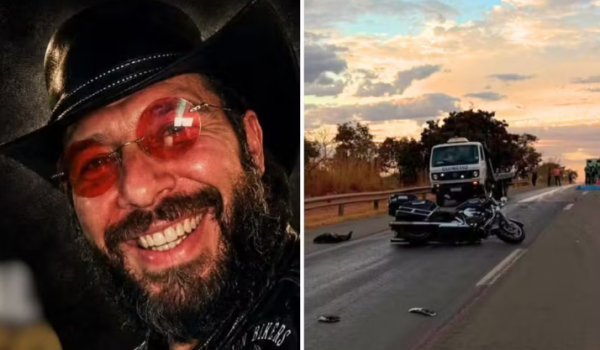 Genro de Magda Mofatto morre após acidente de moto na BR-153, em Hidrolândia