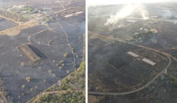 Incêndio atinge parque onde está depósito do Césio-137 em Goiás