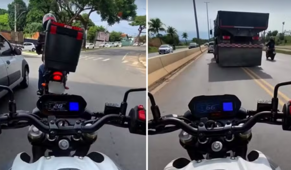 Motociclista imita Todo Mundo Odeia o Chris para mostrar riscos no trânsito de Goiânia