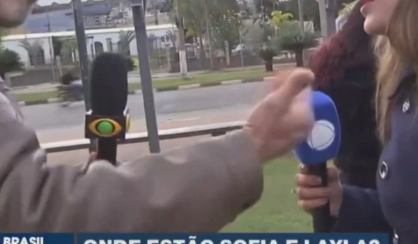 Climão ao vivo: repórteres da Band e Record discutem durante cobertura de desaparecimento