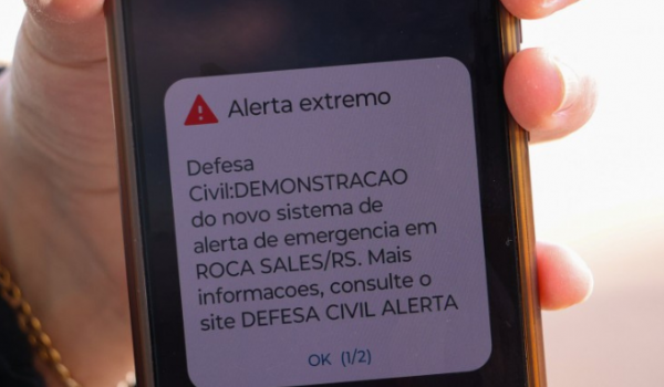 Defesa Civil fará teste de mensagens de alerta em Goiás neste sábado (27)