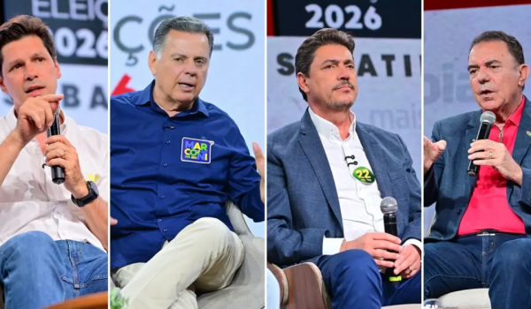 Último debate pode marcar confronto final entre Daniel, Wilder, Marconi e Luis Cesar em Goiás