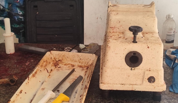 Fábrica clandestina de linguiça é interditada em Aparecida de Goiânia por condições insalubres 