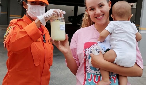 Projeto facilita doação de leite materno com apoio do Corpo de Bombeiros em Goiás