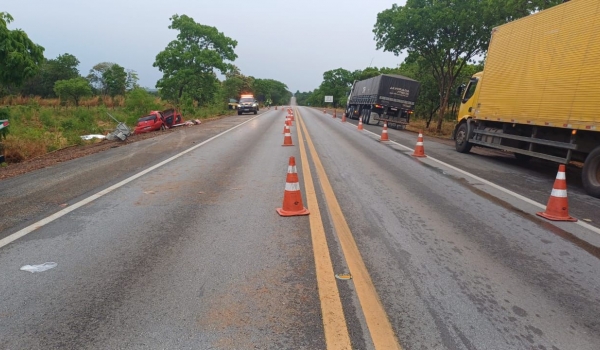 Três mortes e 25 feridos em acidentes nas rodovias federais de Goiás neste fim de semana