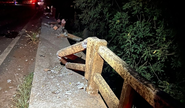 Dois desaparecem e seis ficam feridos após acidente em ponte na região sudoeste de Goiás