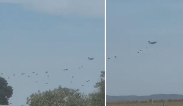Militar morre em salto de paraquedas durante treinamento no norte de Goiás